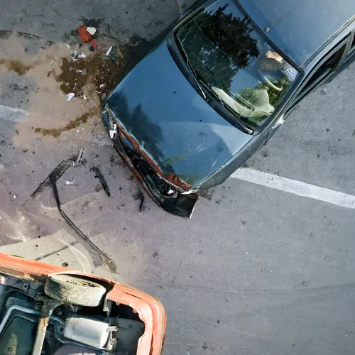 A Car Crash Due to Automobile Defects
