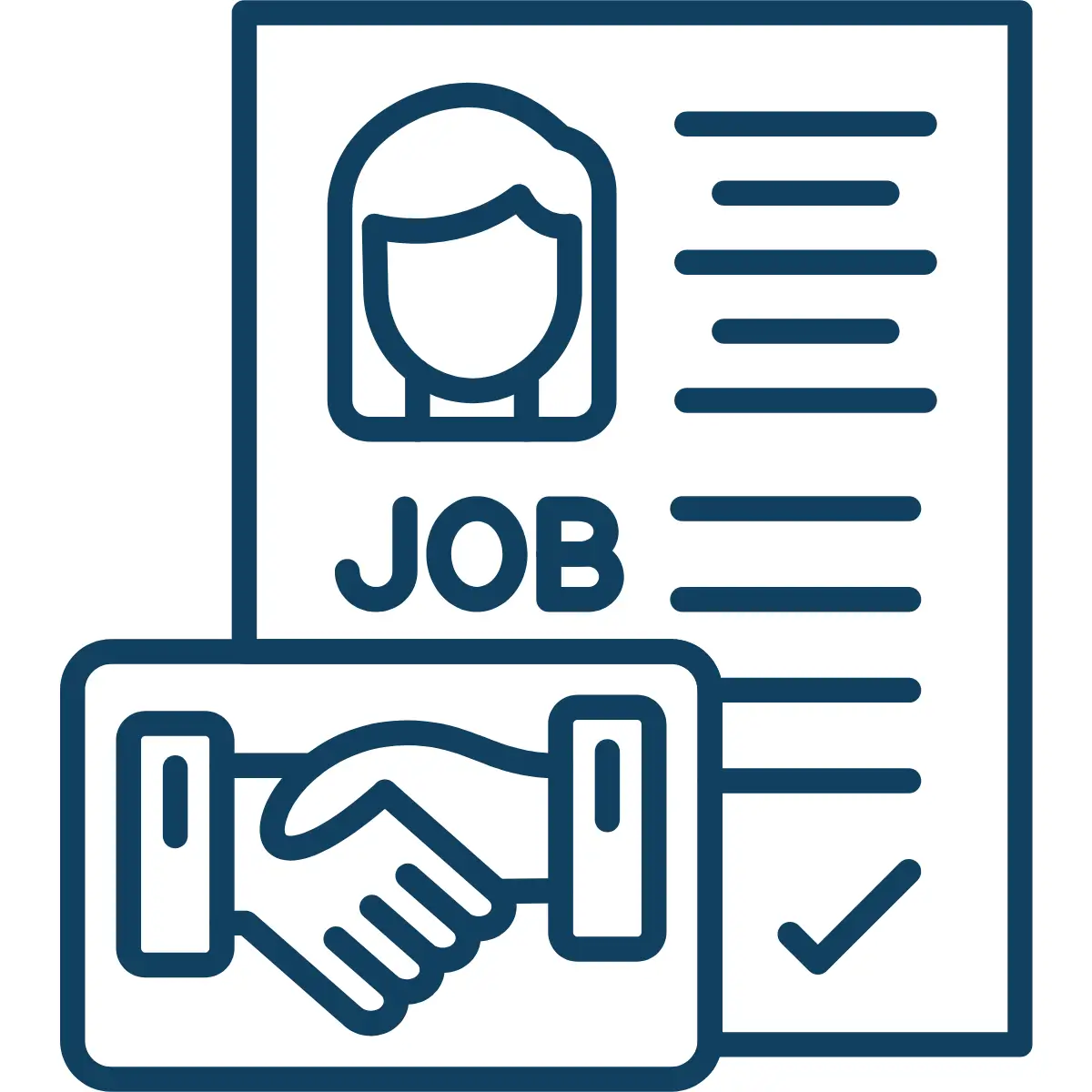 Icon of an employment contract