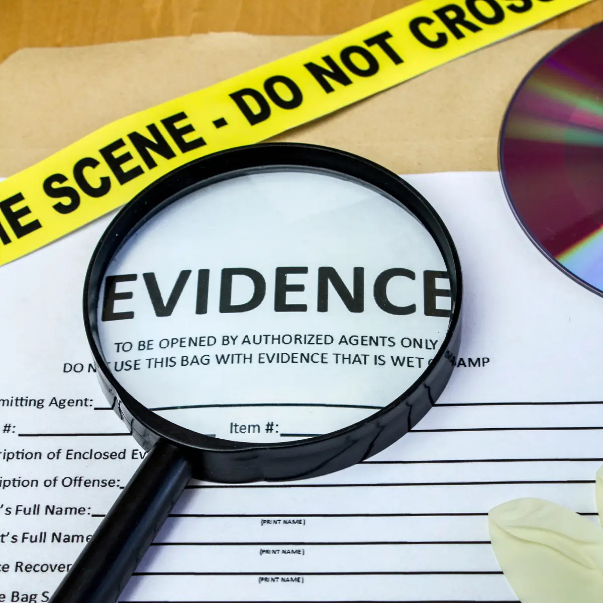 Evidence for a courtroom